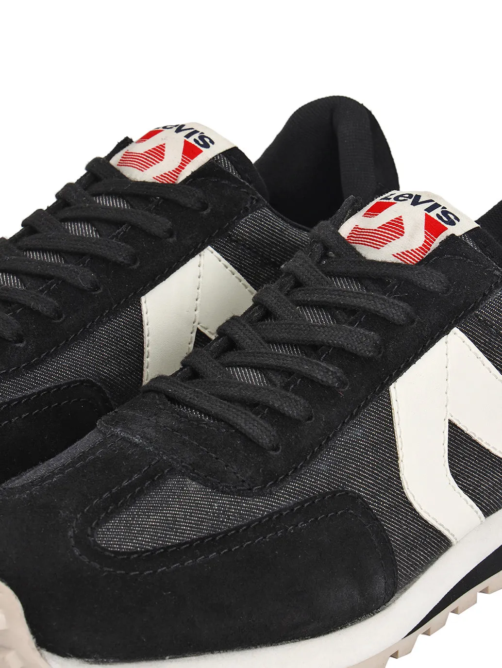 Men's Black Colorblock Sneakers