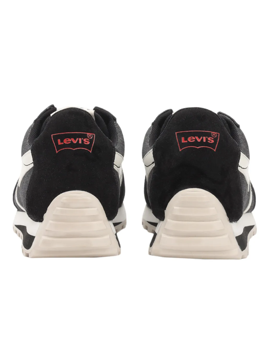 Men's Black Colorblock Sneakers