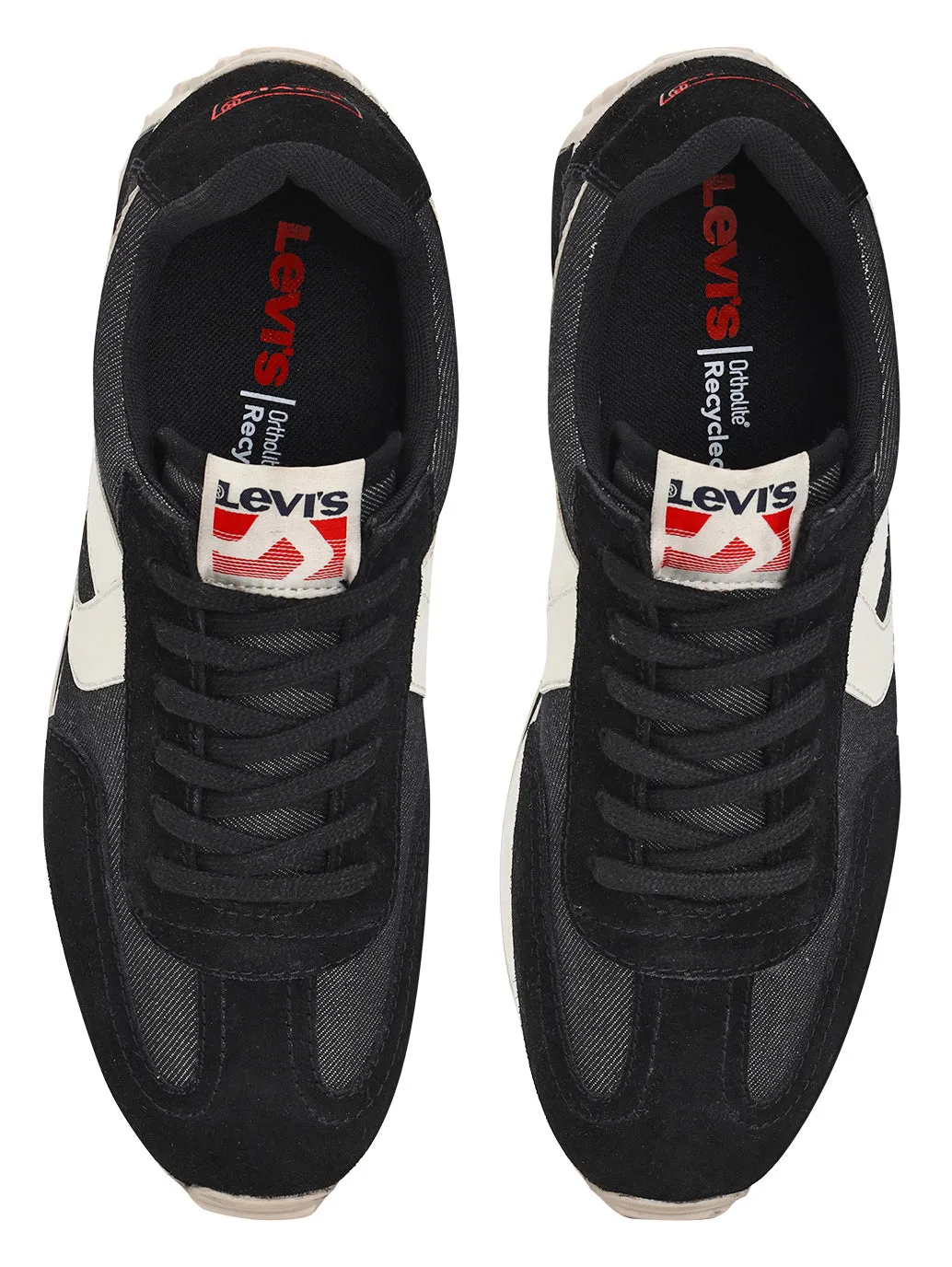 Men's Black Colorblock Sneakers