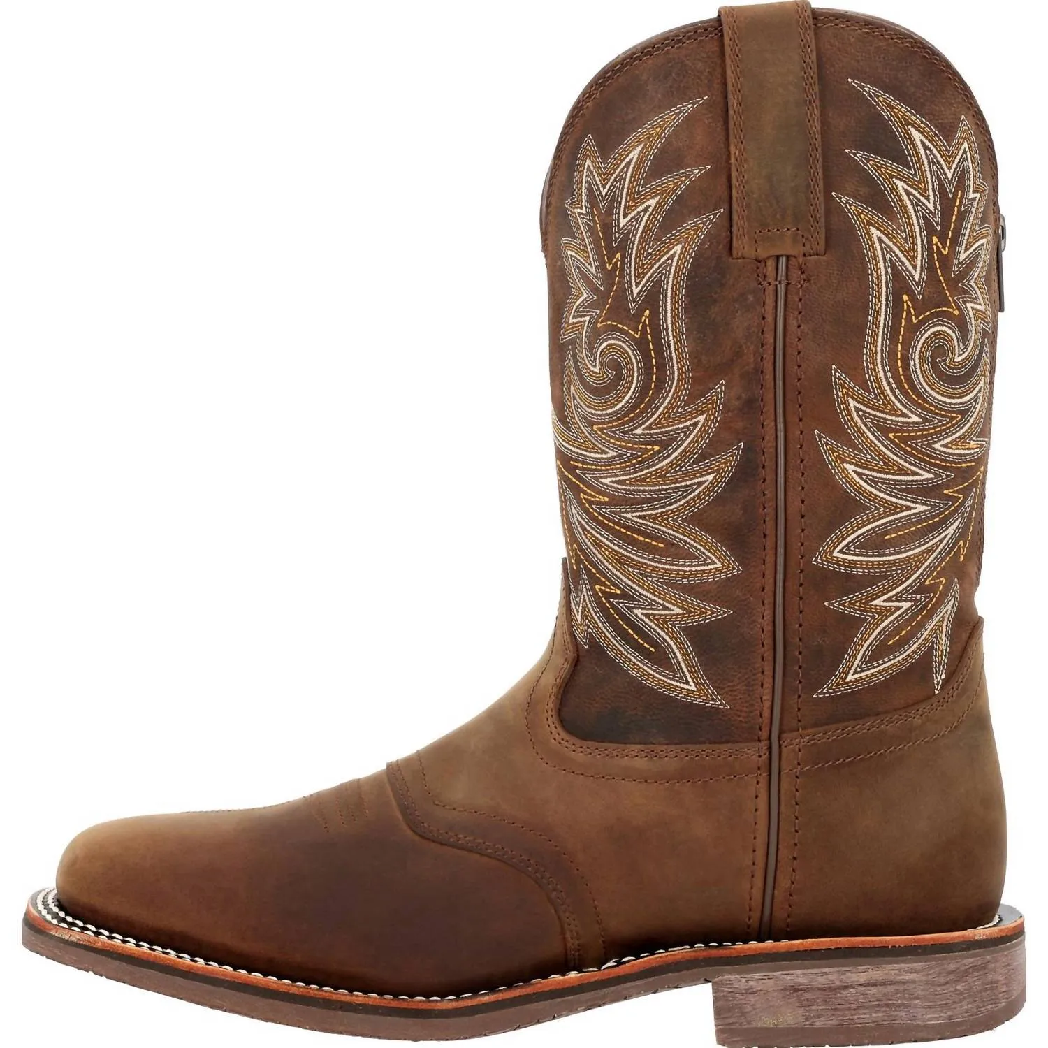 Men's Carbo-Tec Elite Waterproof Western Boot - Wide Width In Brown
