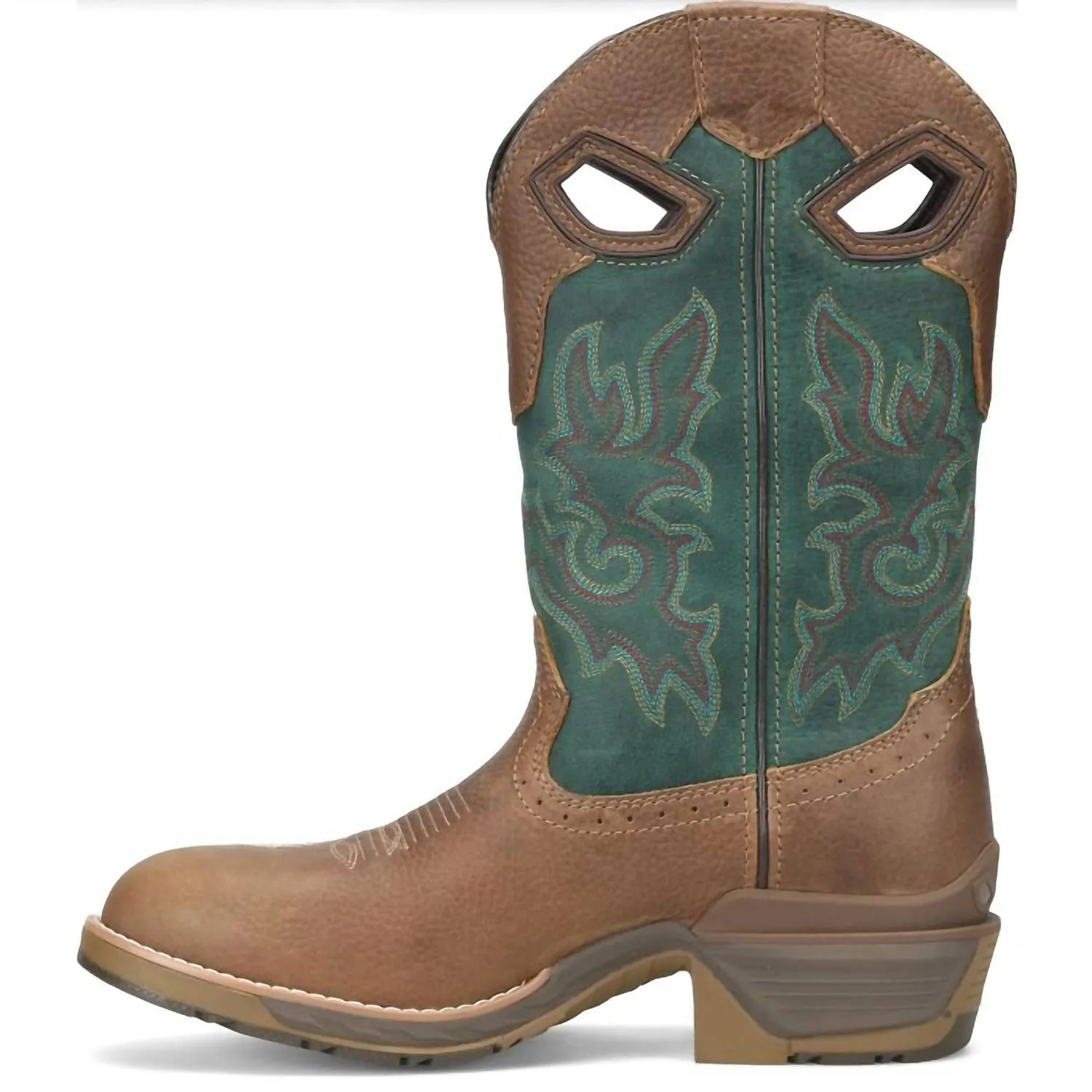 Men's Censure Comp Toe Western Boots In Brown