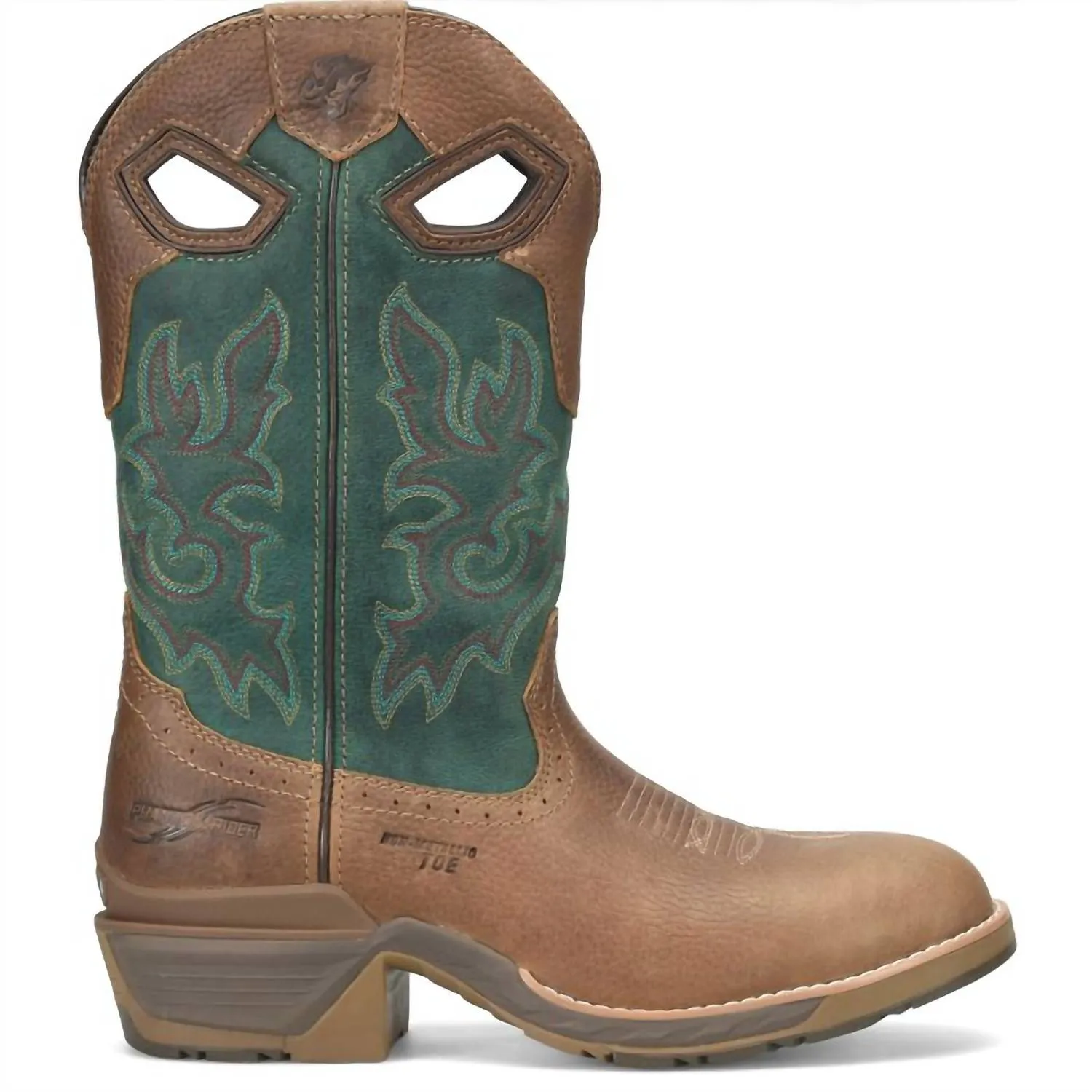 Men's Censure Comp Toe Western Boots In Brown