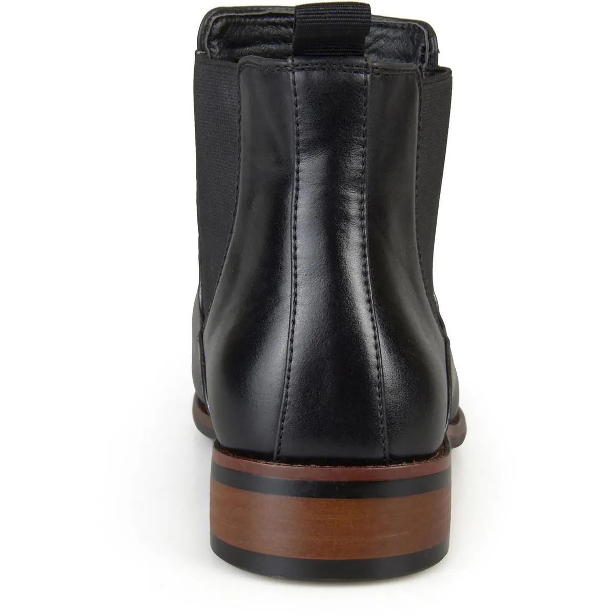 Mens Comfort Insole Faux Leather Chelsea Boots