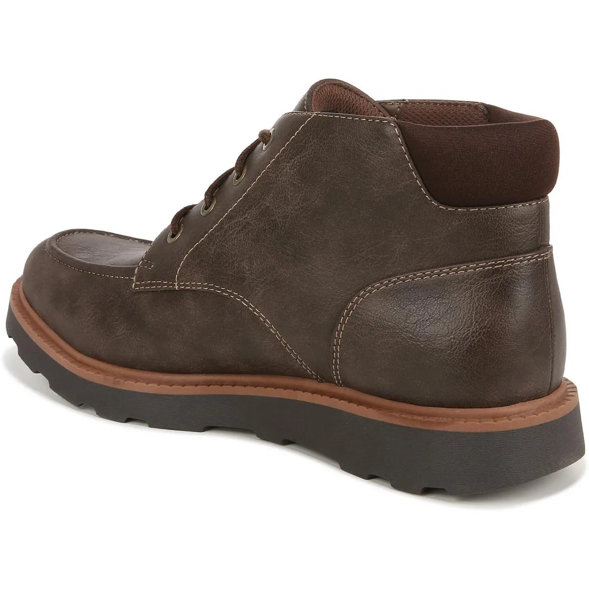 Mens Faux Leather Cold Weather Chukka Boots
