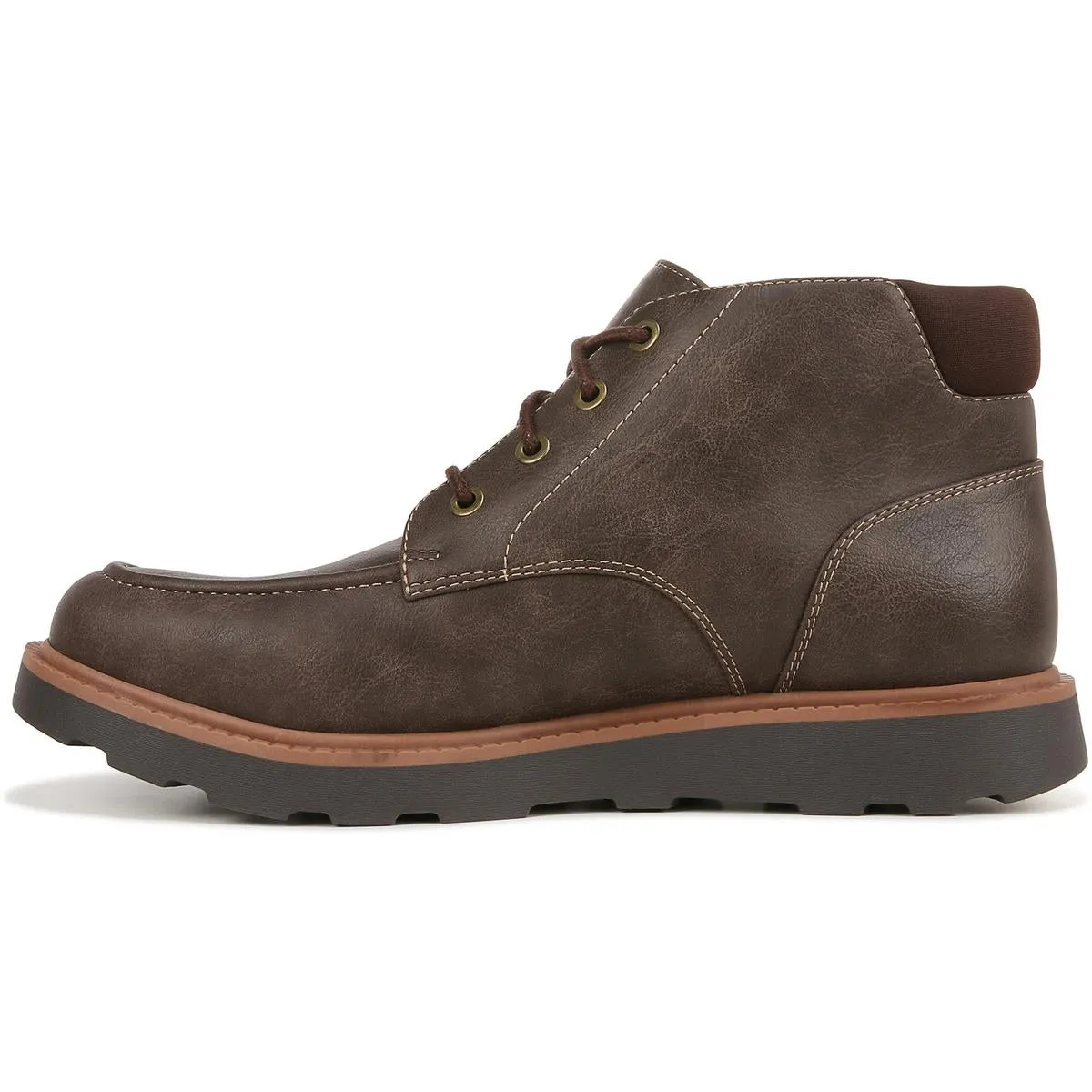 Mens Faux Leather Cold Weather Chukka Boots