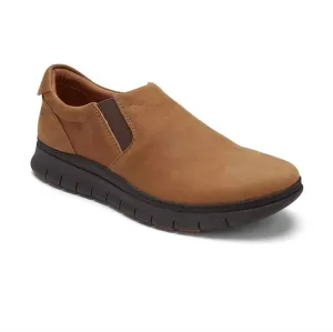 Men's Khai Nubuck Slip On Shoes In Toffee