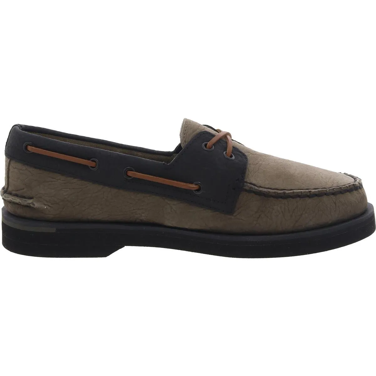 Mens Laceless Leather Loafers