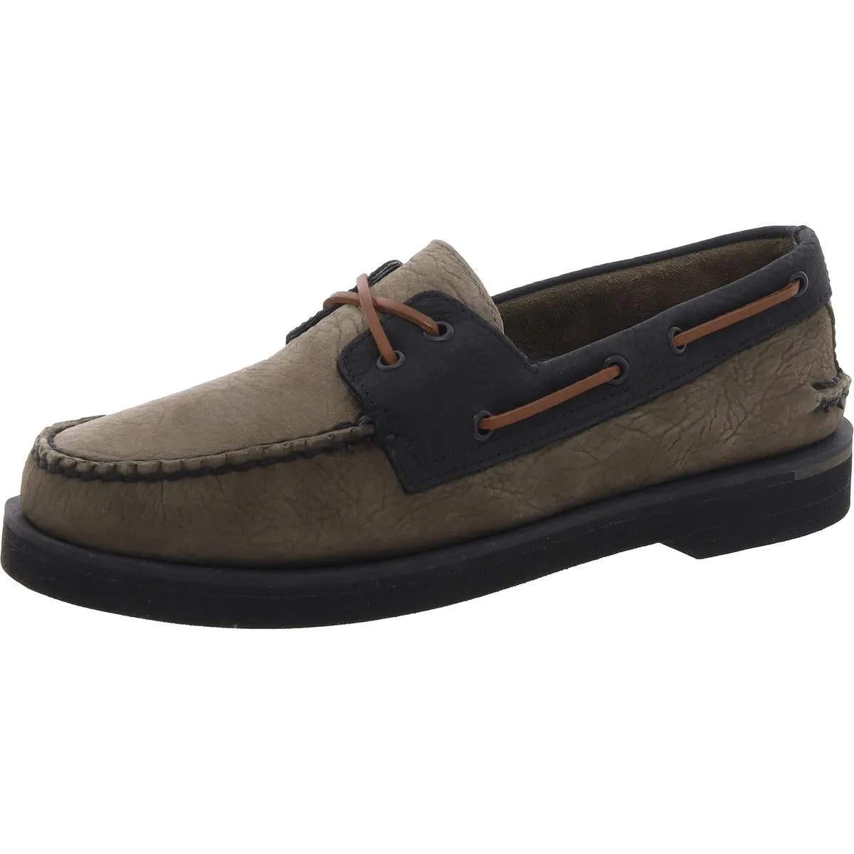 Mens Laceless Leather Loafers