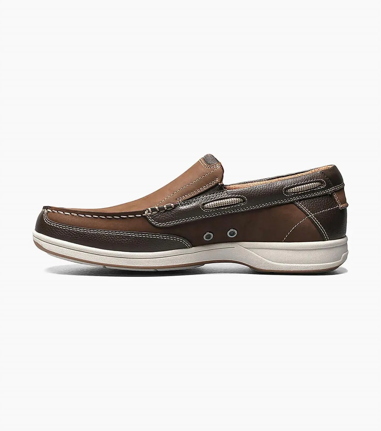 Men's Lakeside Moc Toe Slip On - Extra Wide Width In Brown