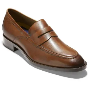 Mens Leather Slip-On Loafers