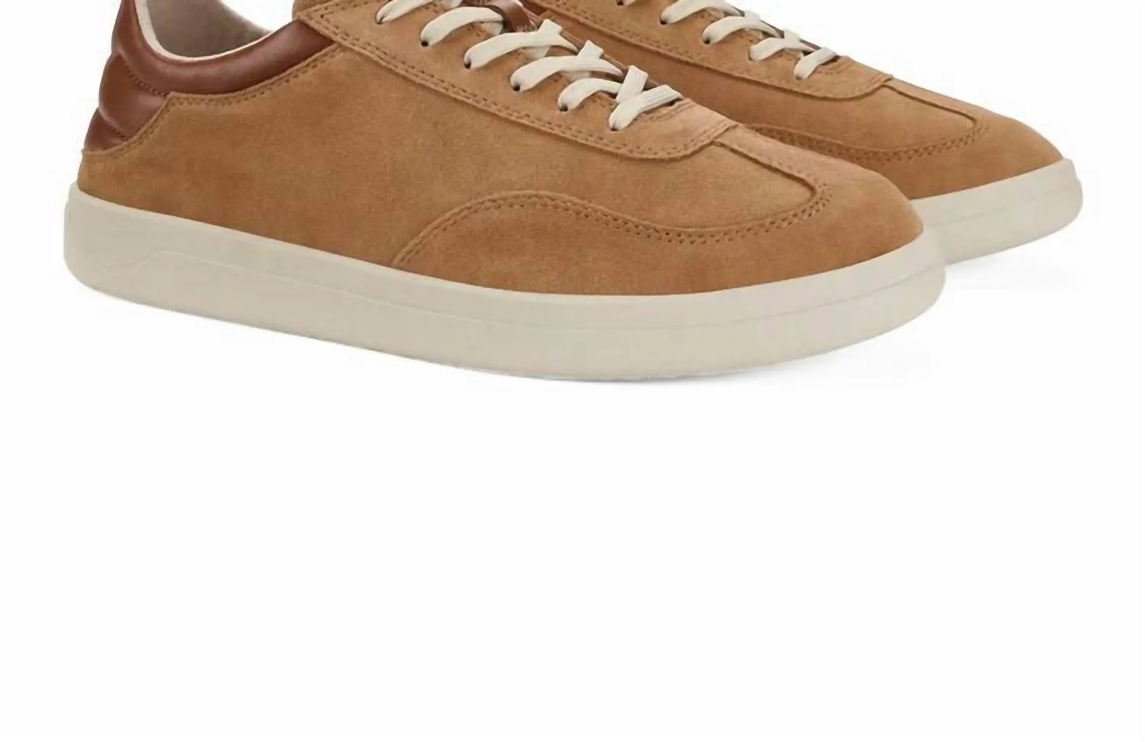 Men's Punini Suede Sneakers In Tan/toffee