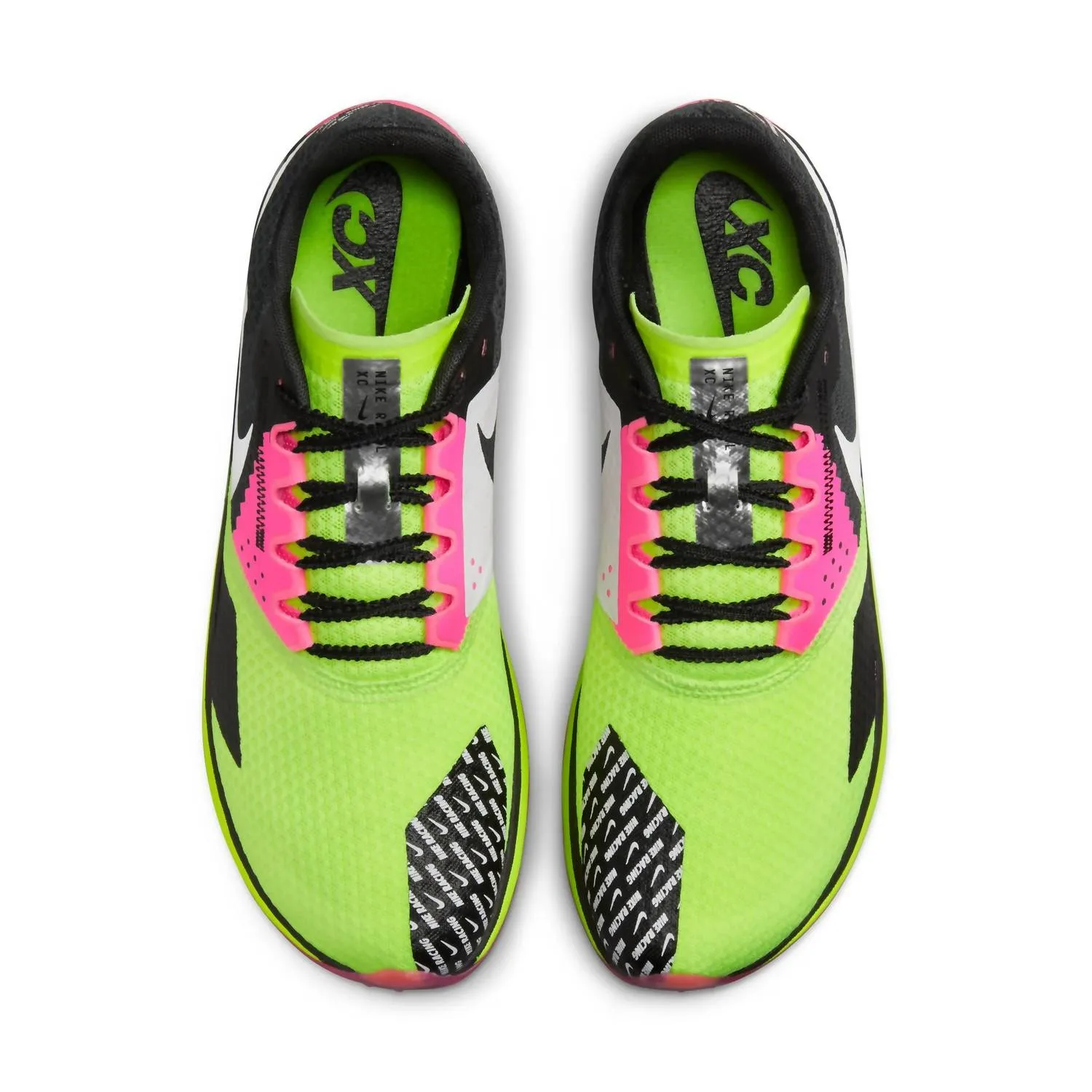 Men's Rival Xc 6 Sneaker In Volt/white-Black-Hyper Pink