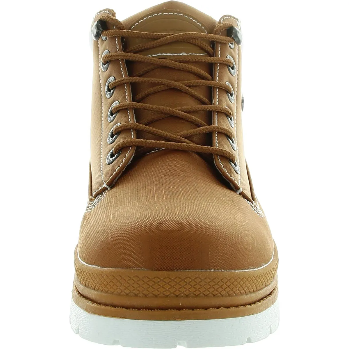 Mens Solid Man Made Combat & Lace-Up Boots