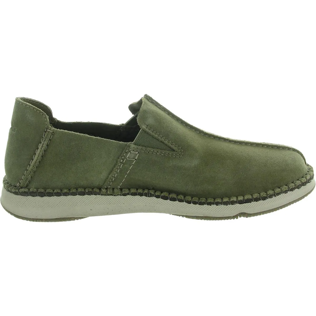 Mens Solid Suede Loafers