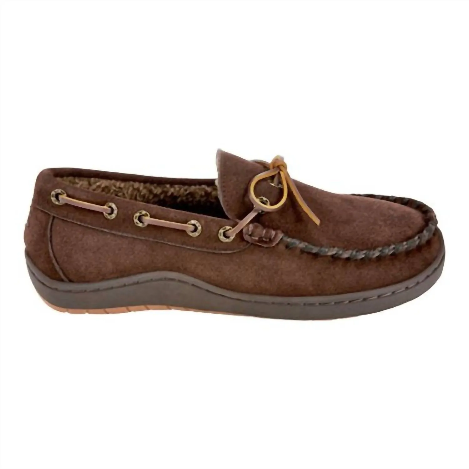 Men's Therman Slippers In Chocolate