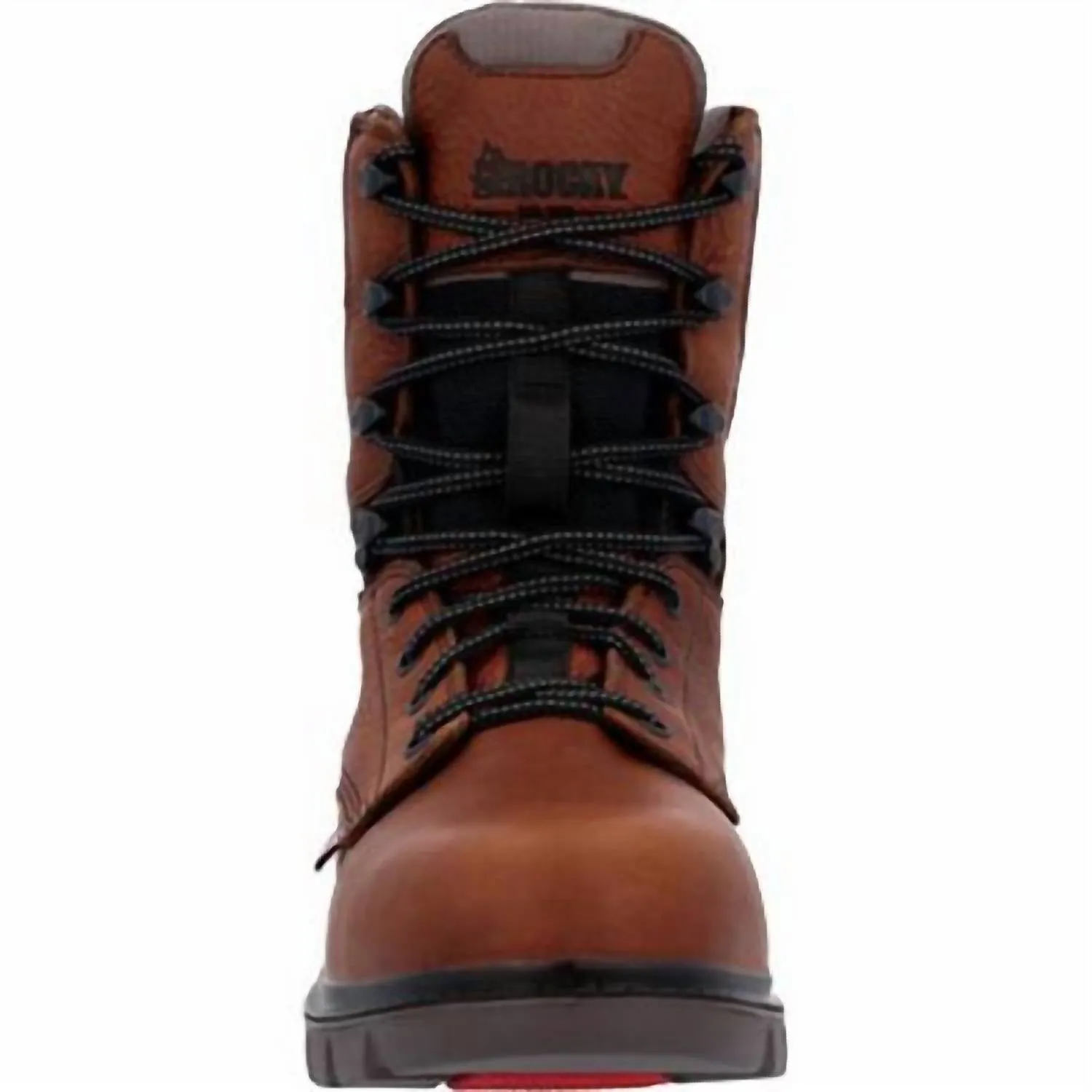 Men's Worksmart 8" Waterproof Composite Toe Work Boot - Wide Width In Brown