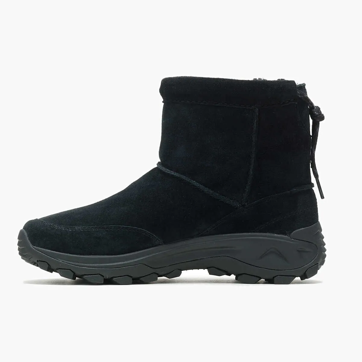 Merrell Winter J004555 Boots Men's Black Suede Leather Pull On Waterproof TF2616
