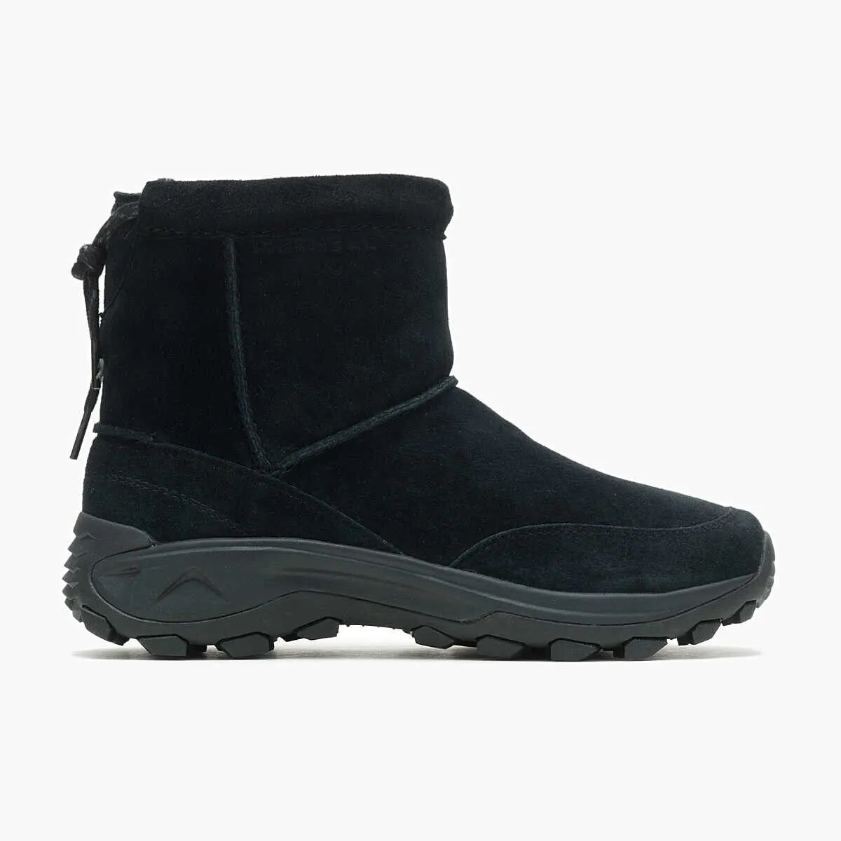 Merrell Winter J004555 Boots Men's Black Suede Leather Pull On Waterproof TF2616