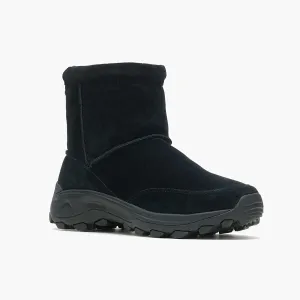 Merrell Winter J004555 Boots Men's Black Suede Leather Pull On Waterproof TF2616