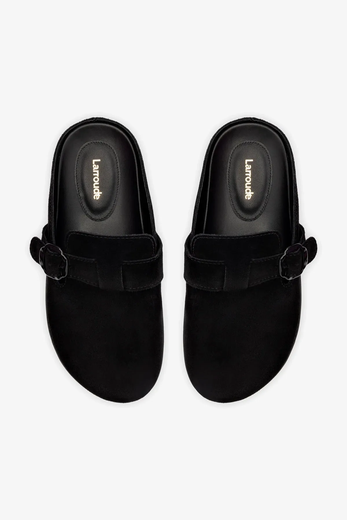 Milan Clog In Black Suede