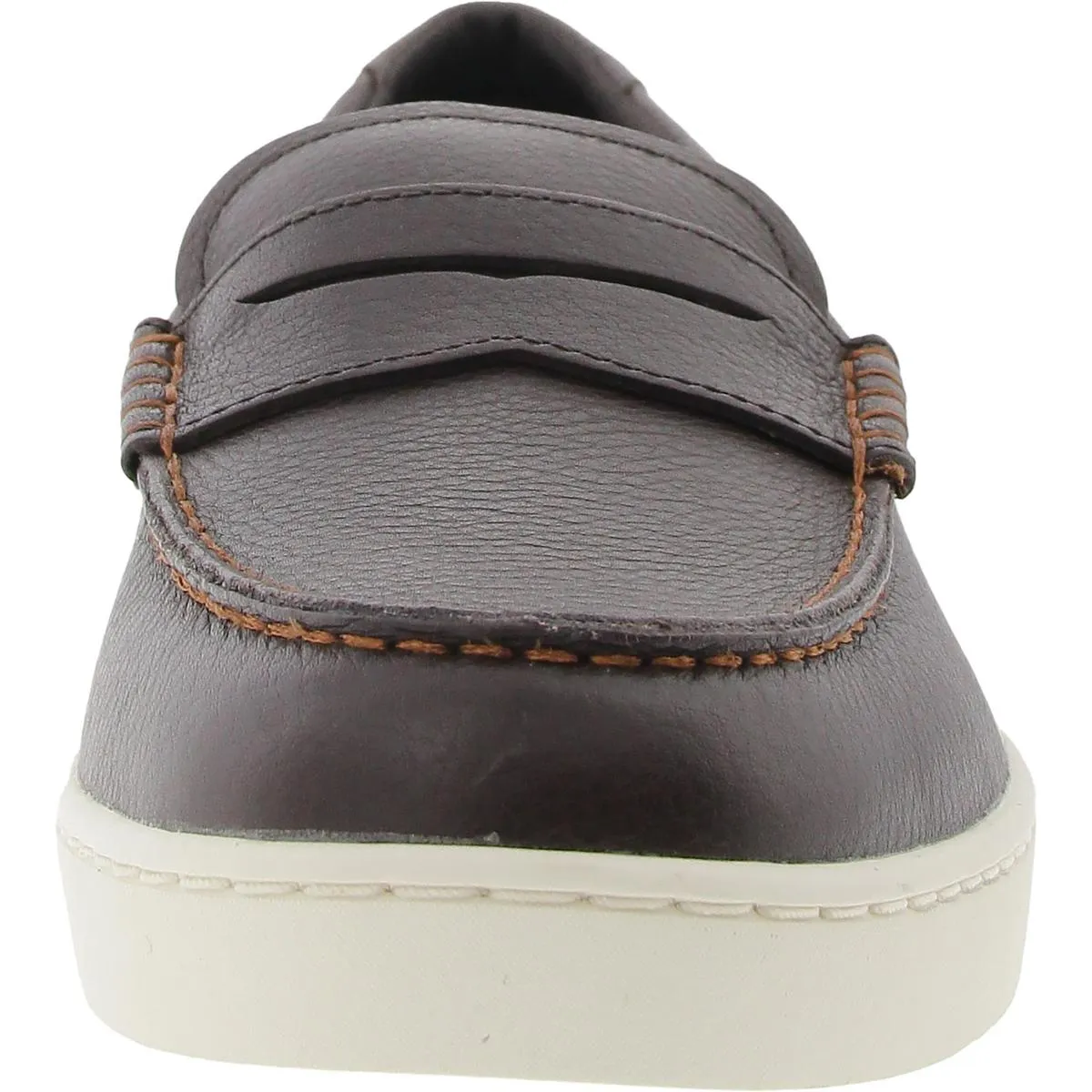 Nantucket Slip-On Penny Mens Padded Insole Faux Leather Loafers