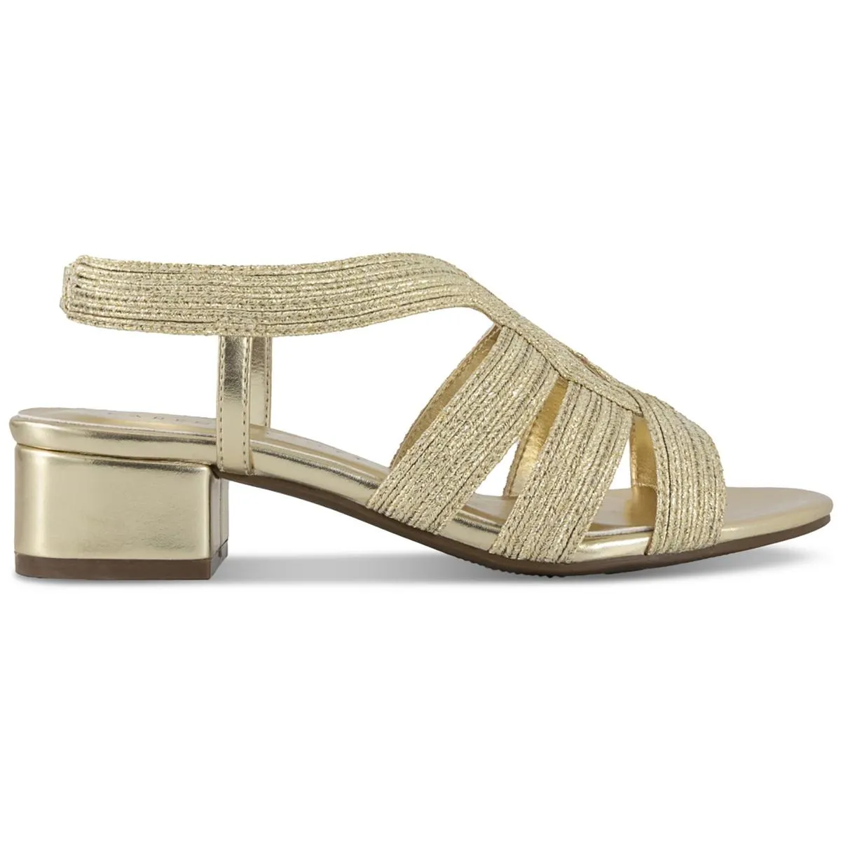 Nathena Womens Glitter Slingback Strappy Sandals