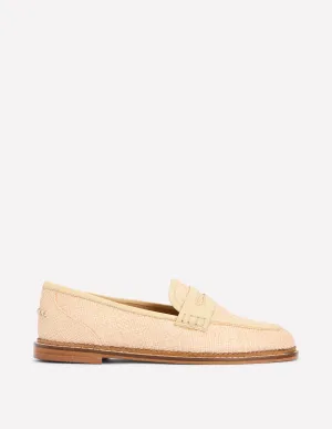 Nya Penny Loafers-Natural