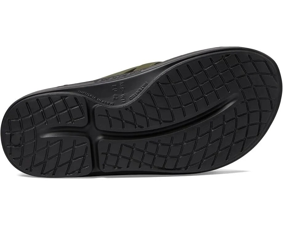 Oofos OOriginal Sport Sandals Men's 6 Green Toe Post Comfort Flip Flop KHD1140