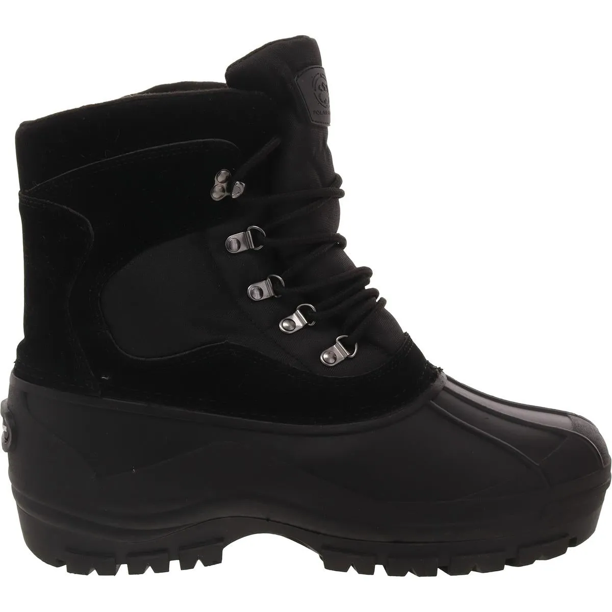 Peak Mens Two Tone Man Made Winter & Snow Boots