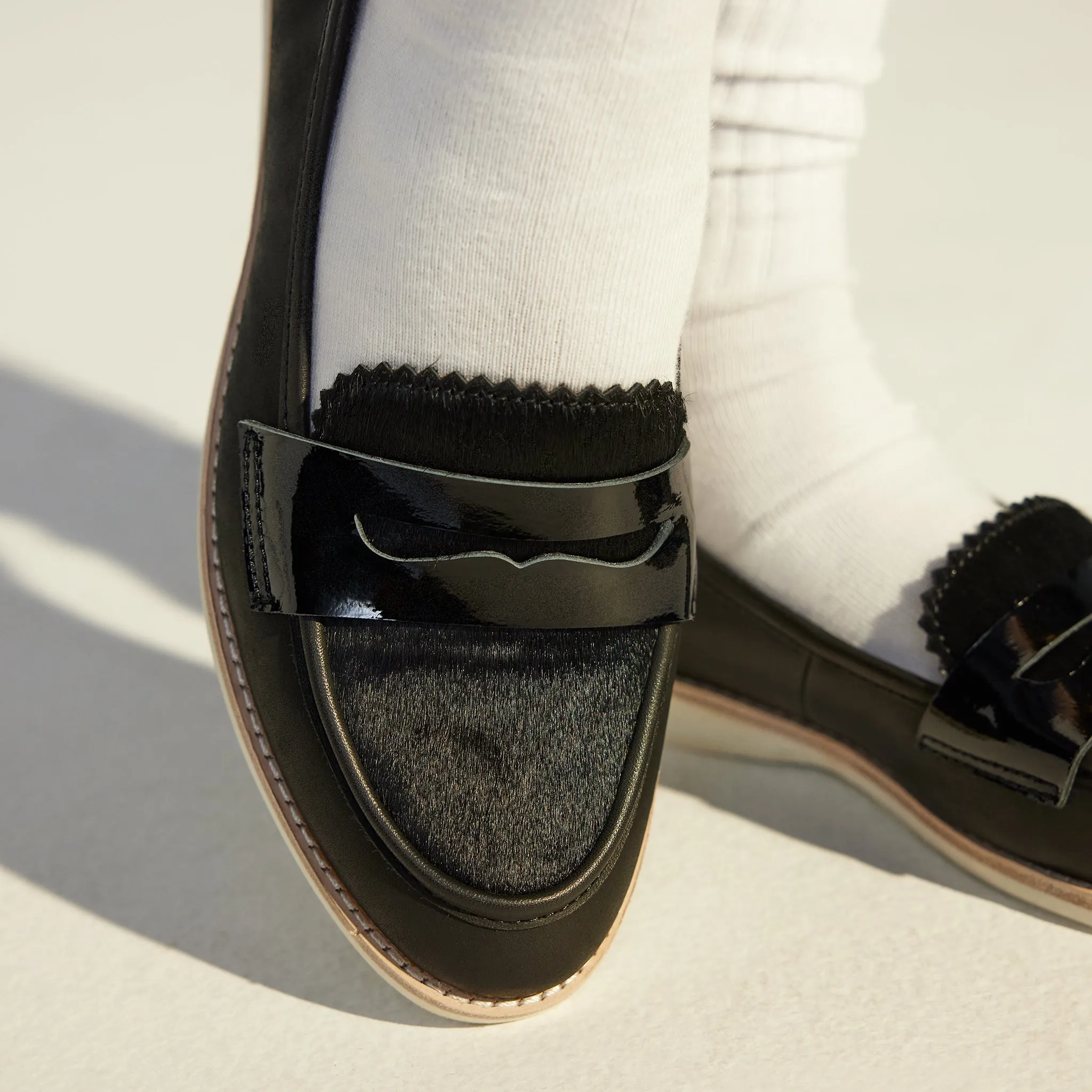 Penny Loafer All Black Multi