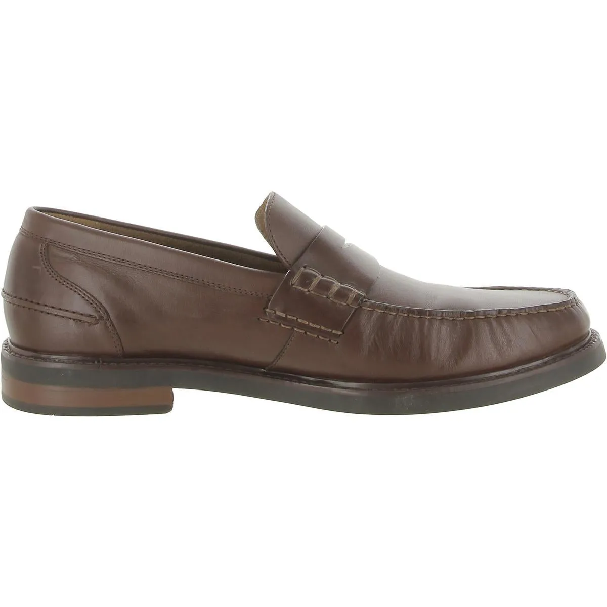 Pinch Prep Mens Leather Slip-On Loafers