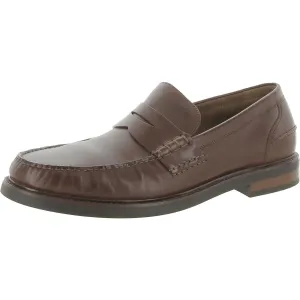 Pinch Prep Mens Leather Slip-On Loafers
