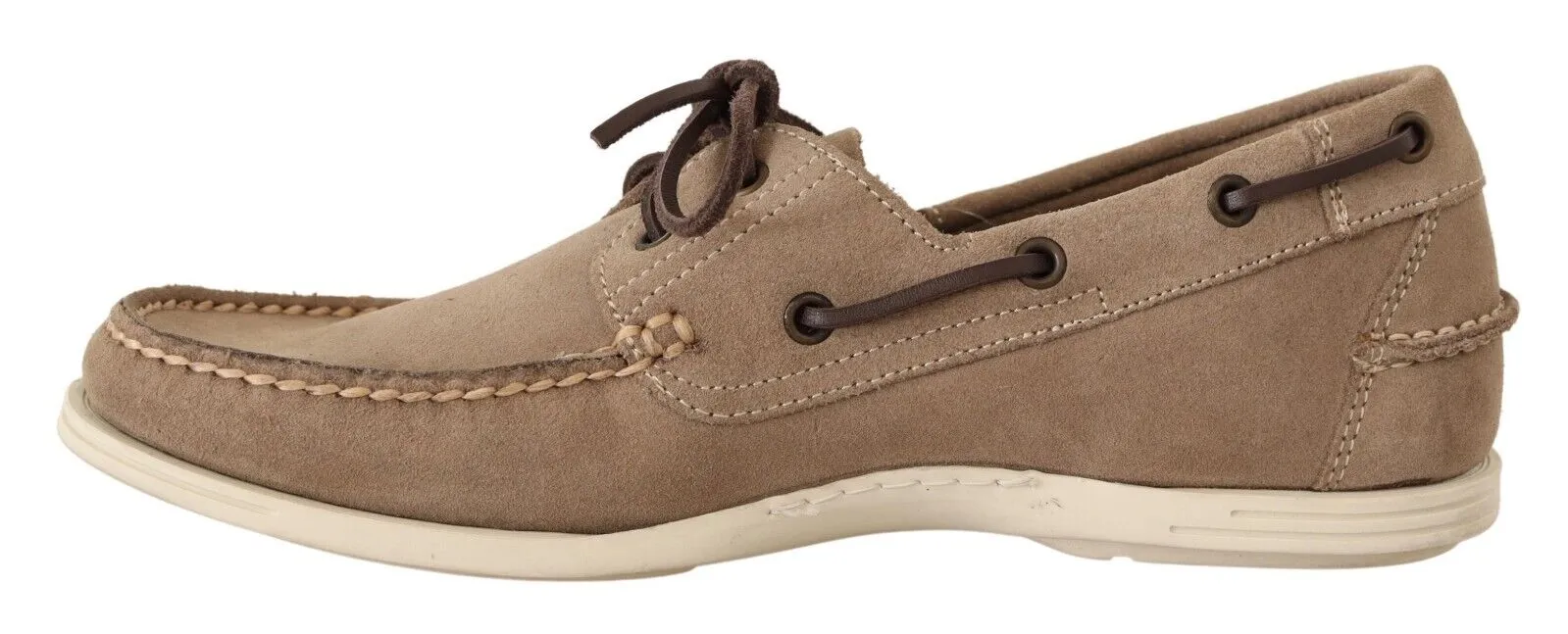 Pollini Suede Low Top Mocassin Loafers Casual Men Men's Shoes