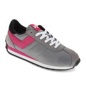 PONY Mens Run 78 Genuine Suede and Nylon Premium Lace Up Athletic Sneaker Shoe