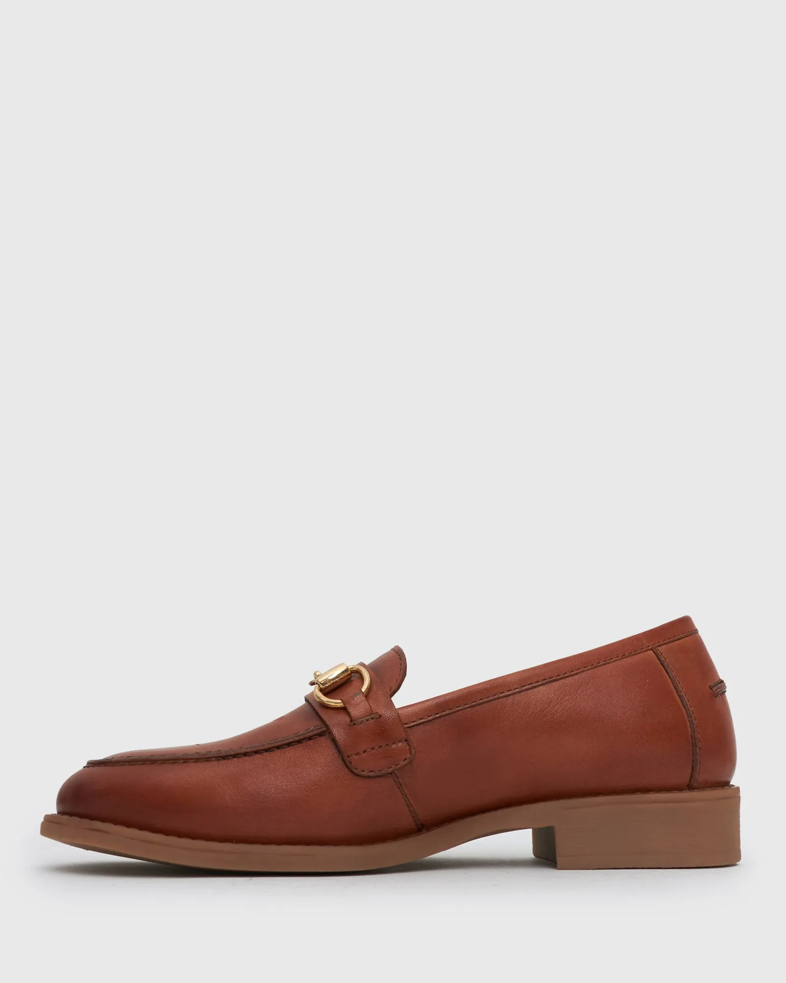 PRE-ORDER ROMY Leather Round Toe Loafers