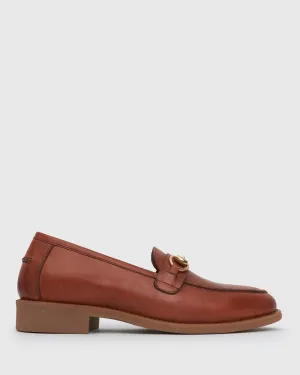 PRE-ORDER ROMY Leather Round Toe Loafers