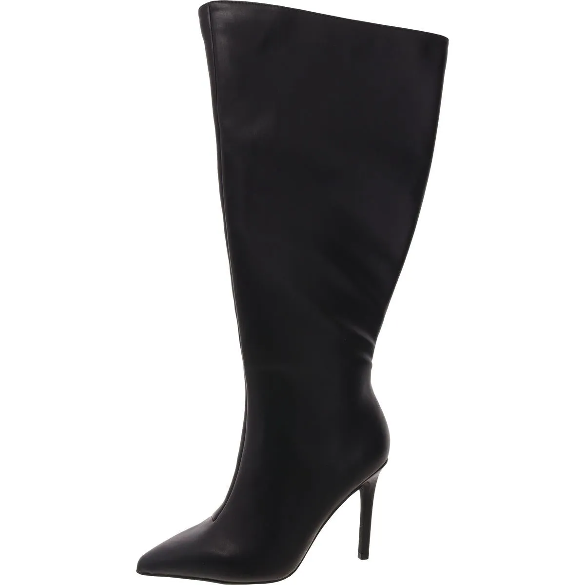 Rajel Womens Faux Suede Wide Calf Knee-High Boots