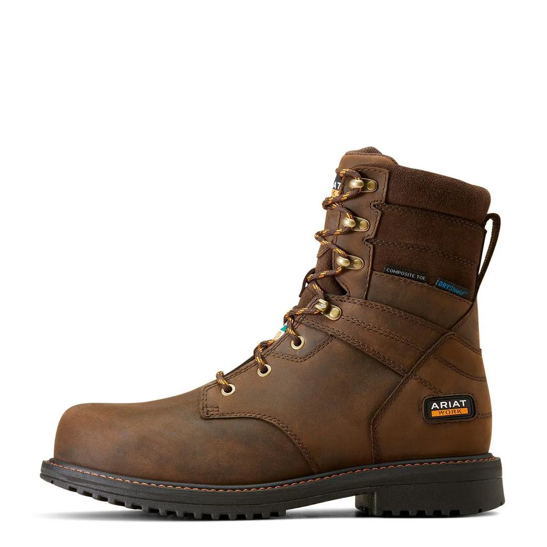 RigTEK 8 inch Composite-Toe CSA Waterproof Work Boot Oily Distressed Brown
