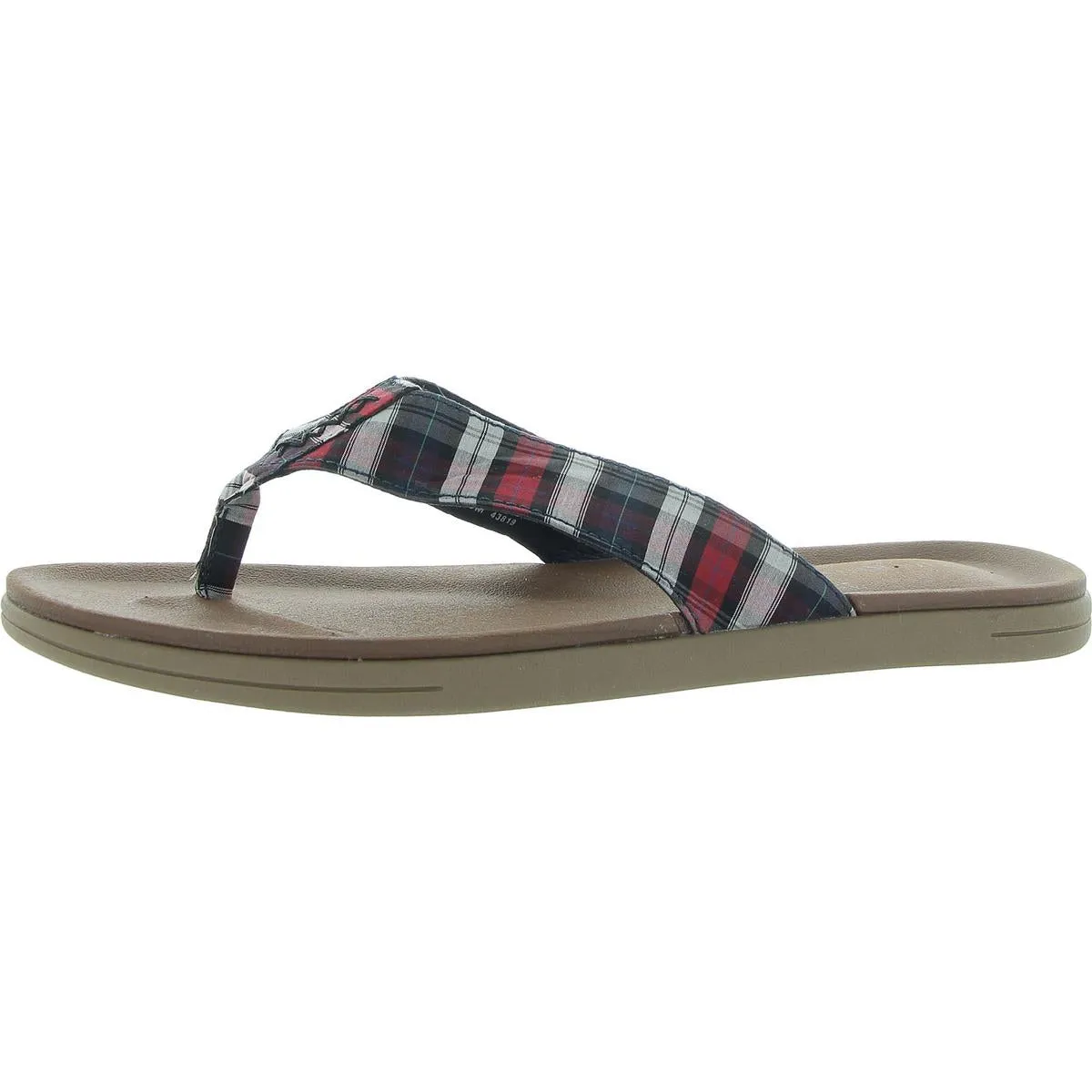 riley Mens Plaid Flip-Flops