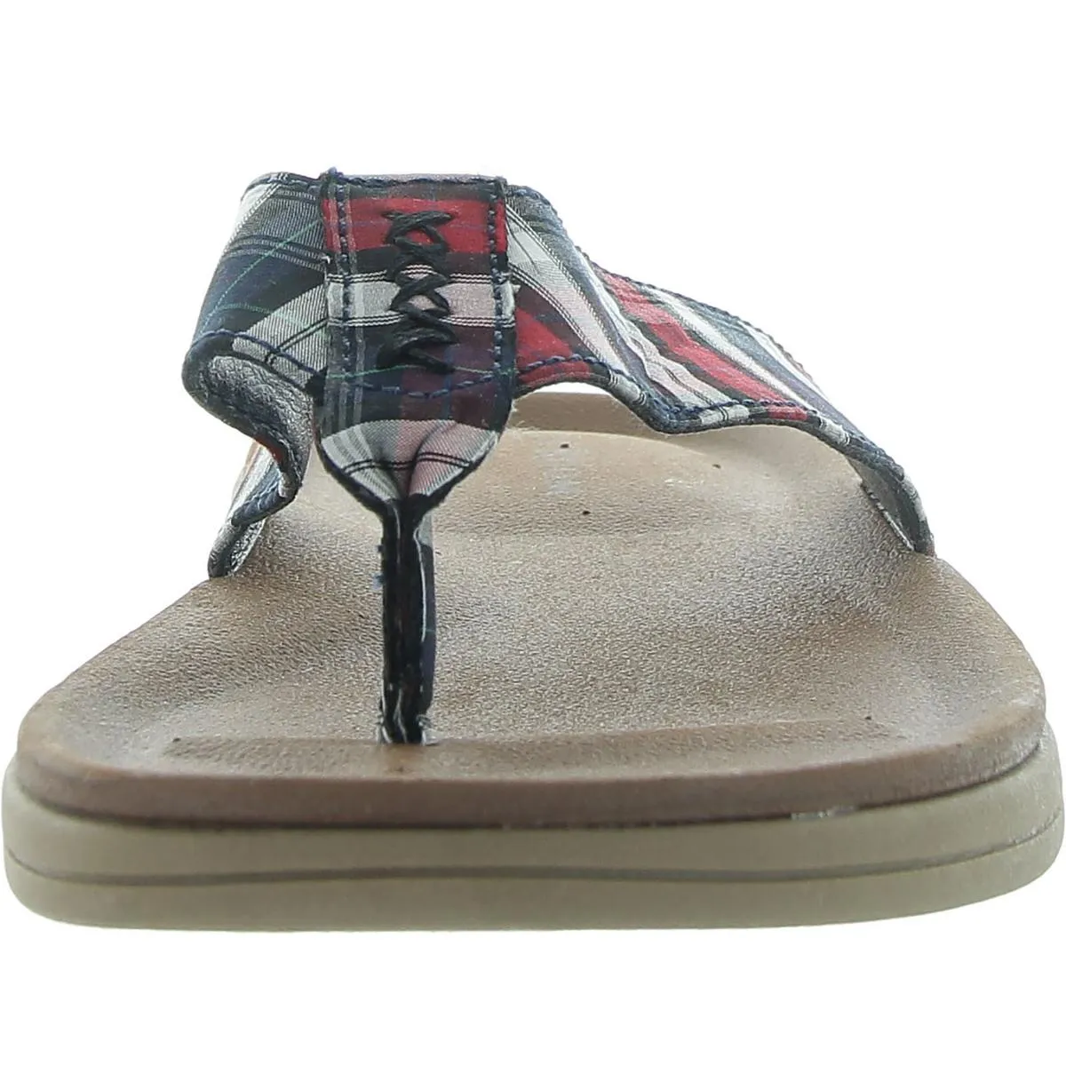 riley Mens Plaid Flip-Flops