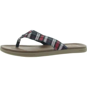 riley Mens Plaid Flip-Flops