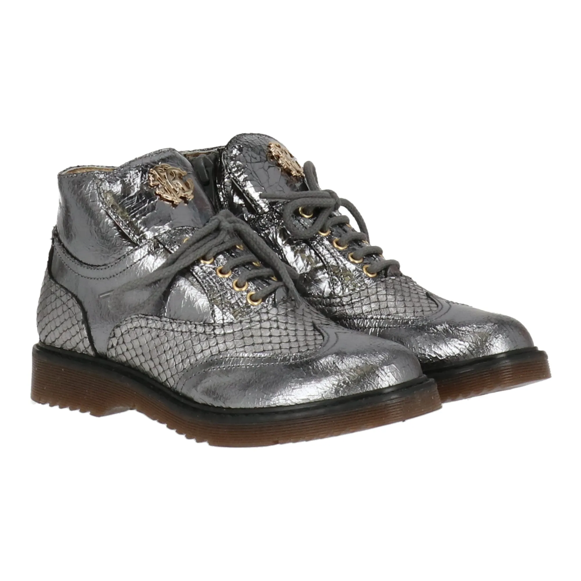 Roberto Cavalli Kids Graphite Boot