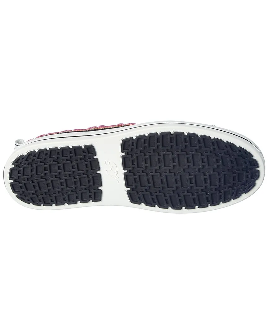 Roger Vivier Call Me Vivier Patch Canvas Sneaker