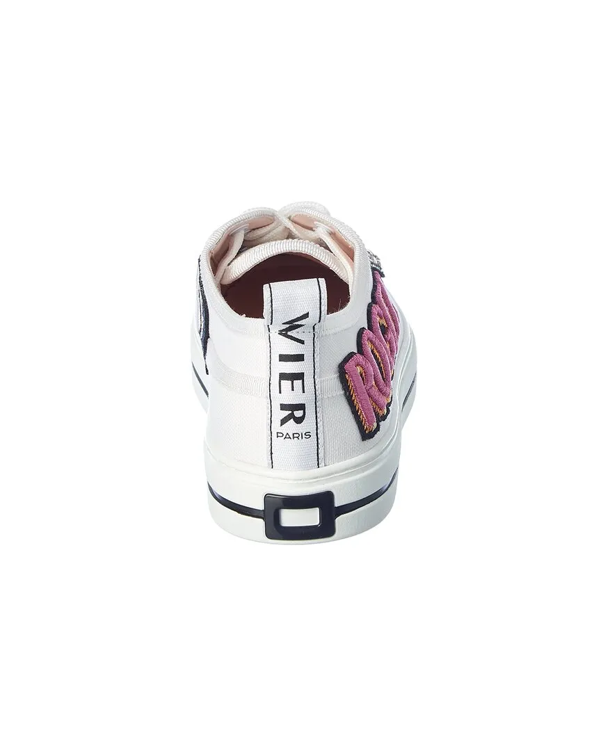 Roger Vivier Call Me Vivier Patch Canvas Sneaker