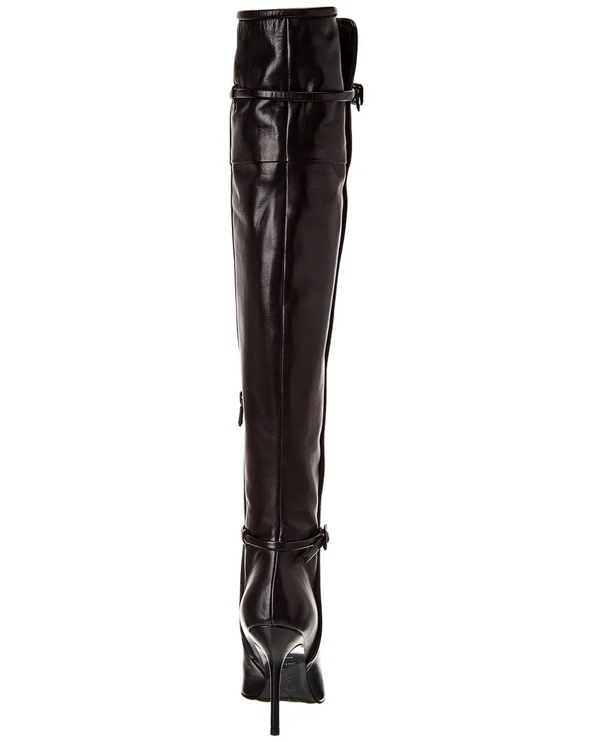 Roger Vivier Leather Knee-High Boot