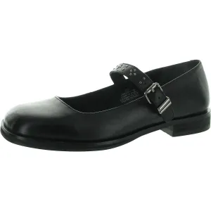 Rumor Womens Buckle Leather Mary Janes