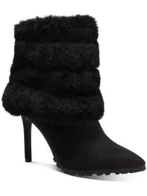 Rylie Womens Padded Insole Pointed Toe Ankle Boots