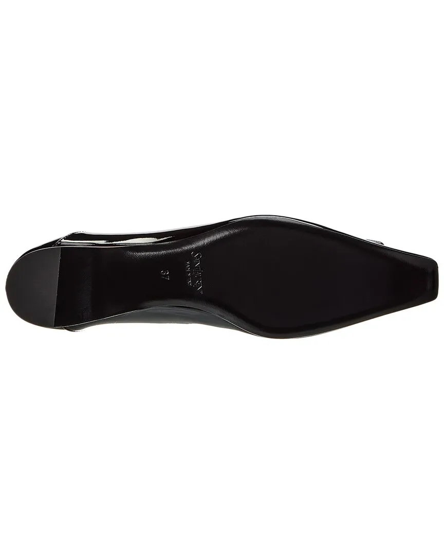Saint Laurent Poppy Patent Ballerina Flat