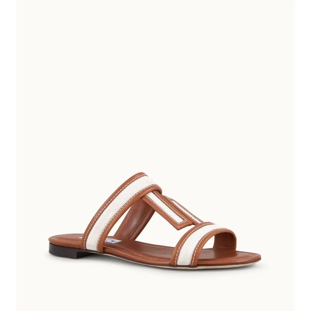 Sandals in Leather