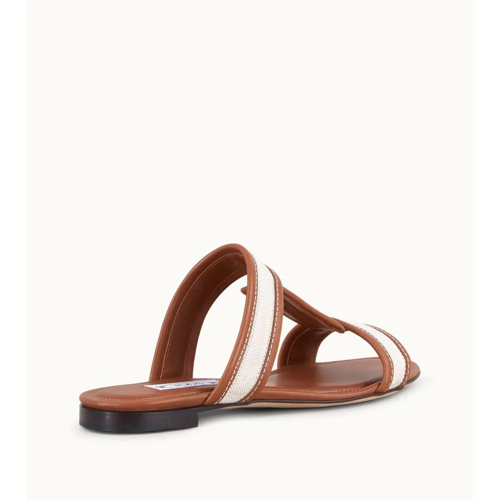 Sandals in Leather